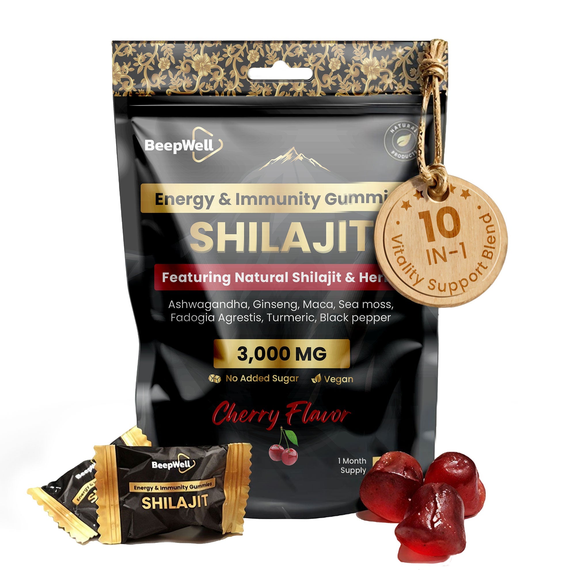 Shilajit Herbal Gummies - Cherry Flavour