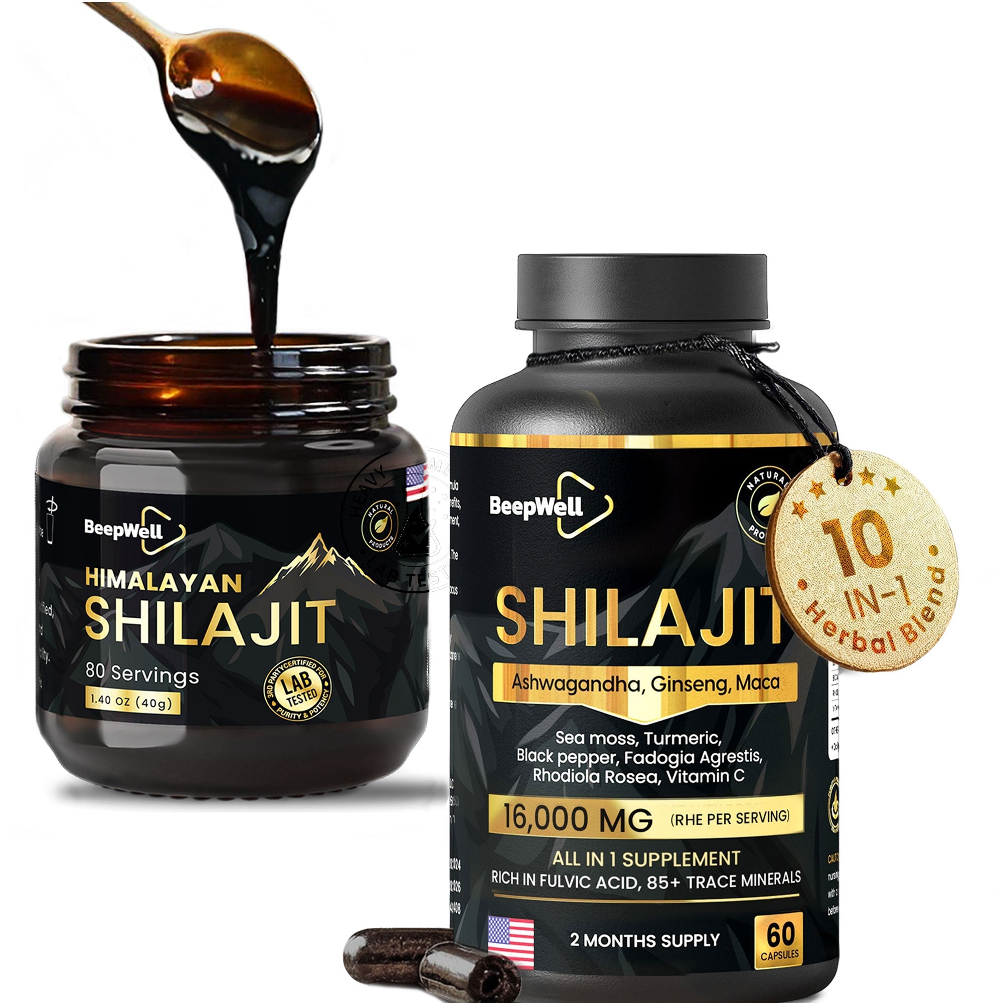 Shilajit Resin & Capsule Daily Routine Bundle