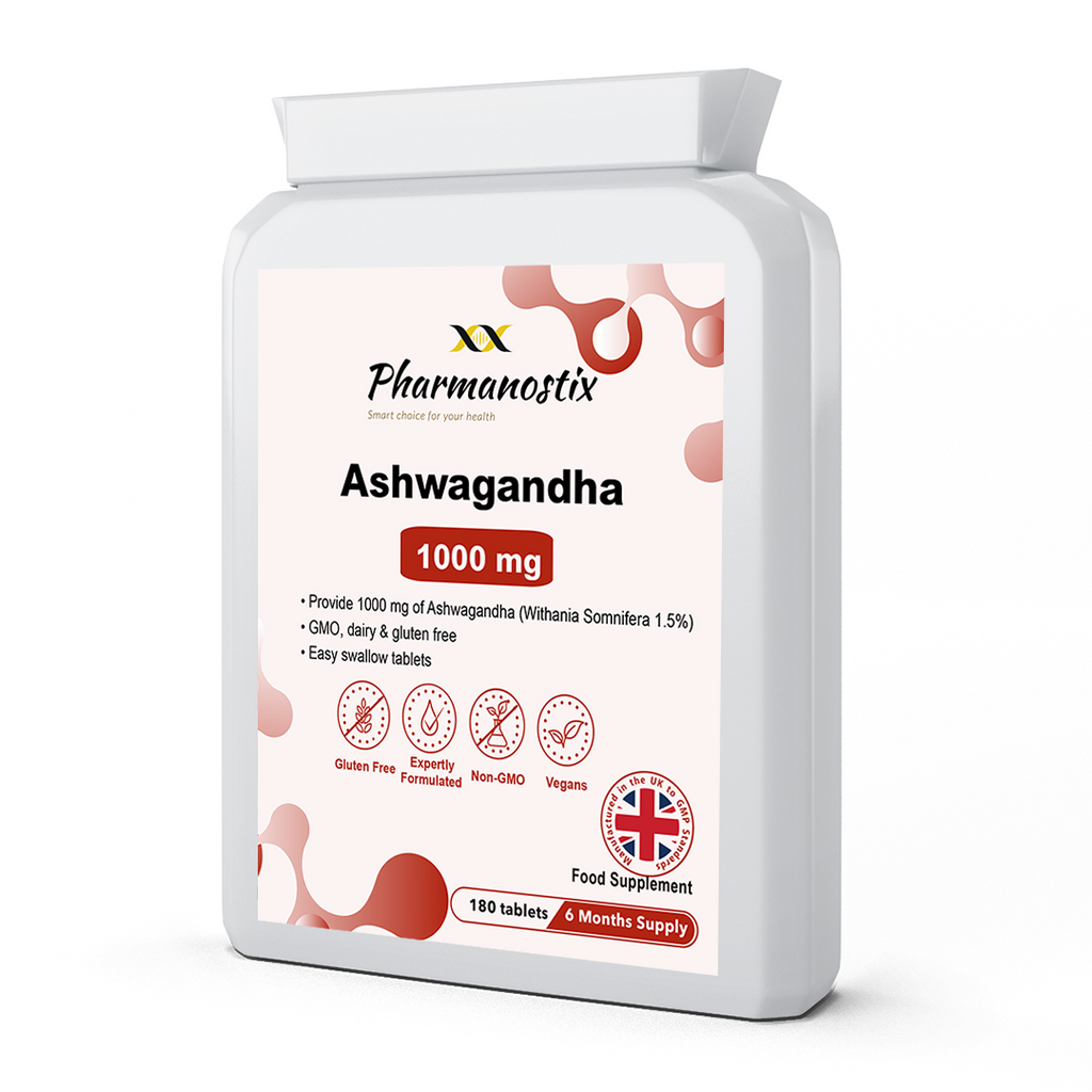 High Strength Ashwagandha Root Tablets 1000mg